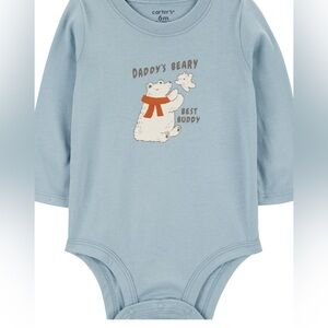 Carter’s “Daddy’s Beary Best Buddy” Bodysuit – 3M 🐻💙